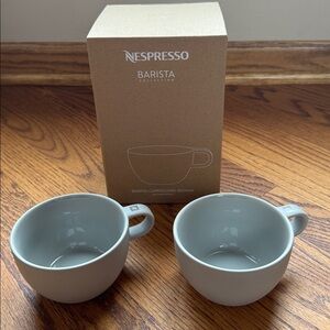 NIB | Nespresso Barista Collection Cappuccino Mugs